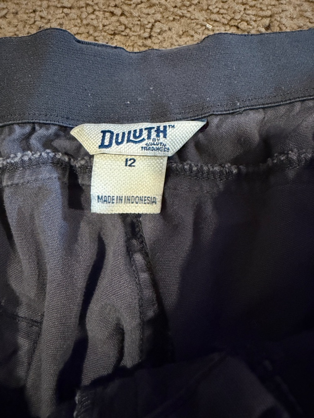 Duluth Trading Co Navy Blue Jogger utility hiking Pants - Picture 2 of 6